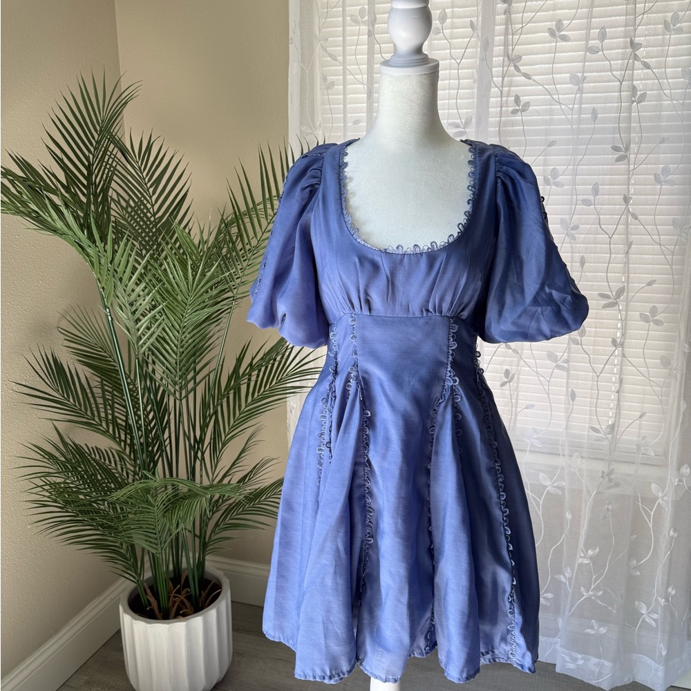 ASOS Backless Blue Dress